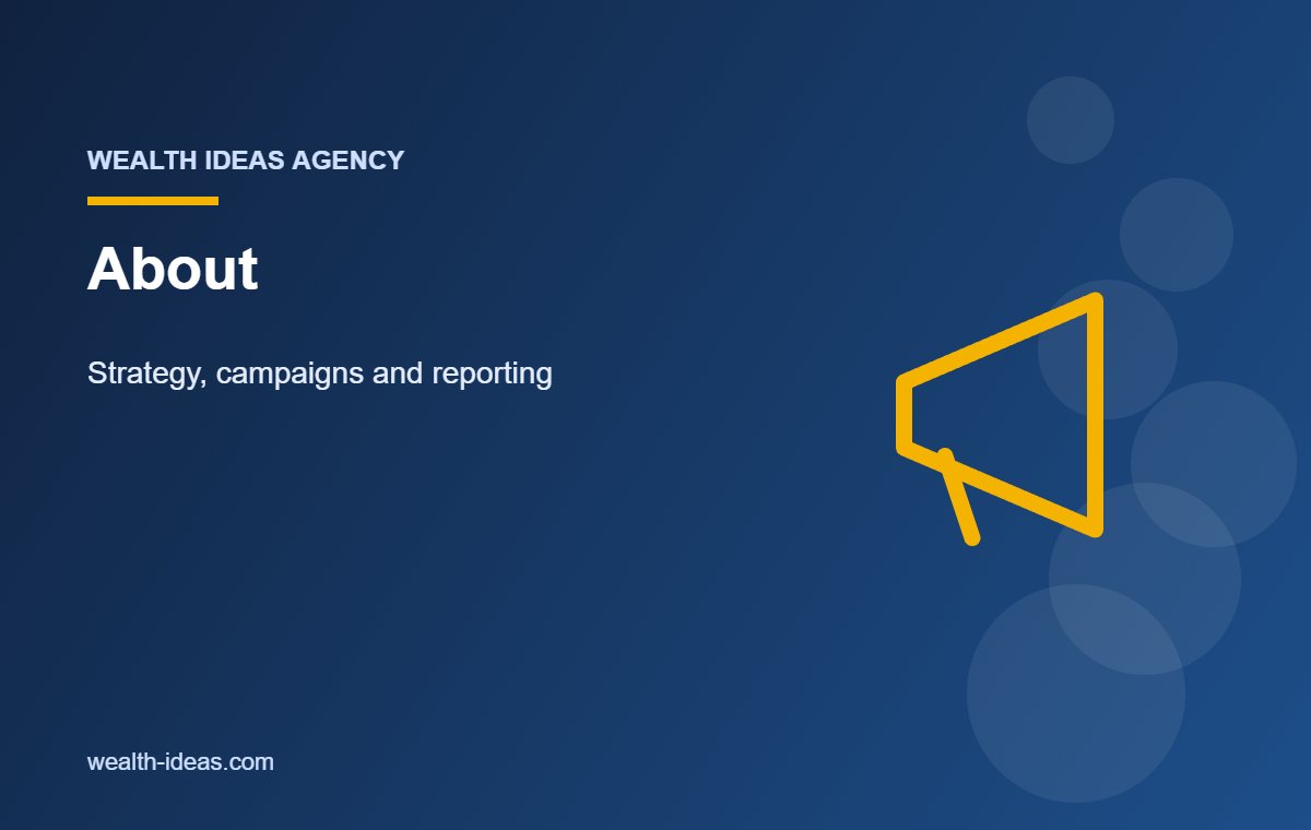 About – Strategy, campaigns and reporting