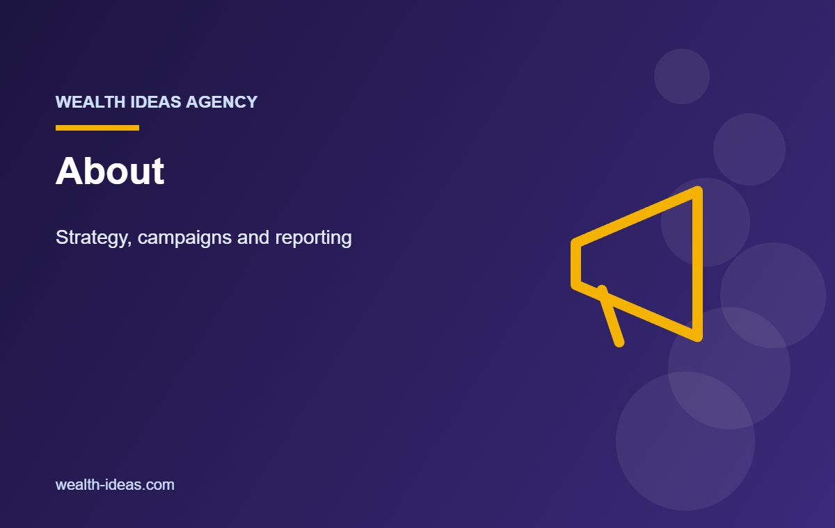 About – Strategy, campaigns and reporting