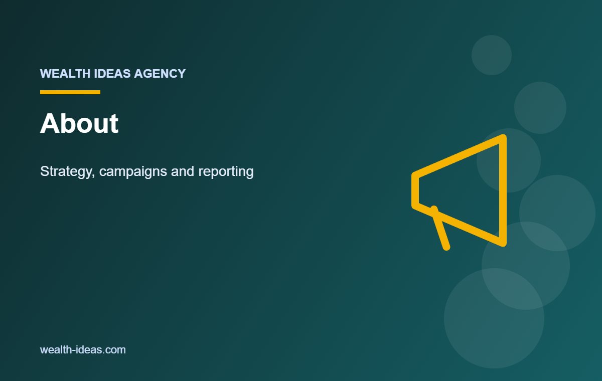 About – Strategy, campaigns and reporting