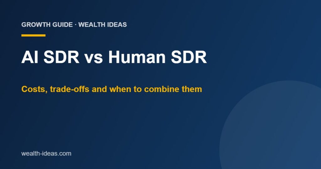 AI SDR vs Human SDR: Costs, Trade-Offs and the Hybrid Model