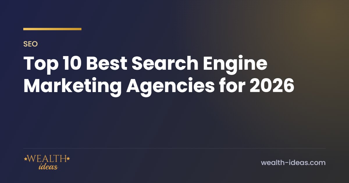 Top 10 Best Search Engine Marketing Agencies for 2026 Top 10 Best Search Engine Marketing Agencies for 2026