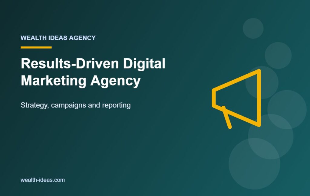 Results-Driven Digital Marketing Agency – Strategy, campaigns and reporting