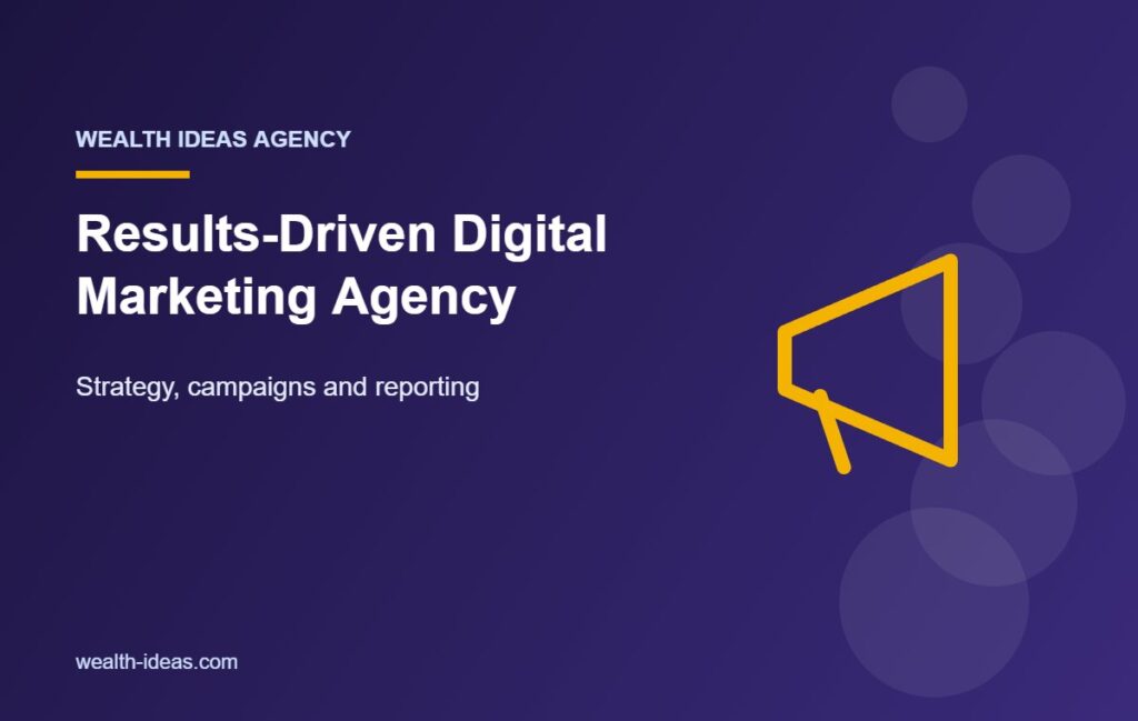 Results-Driven Digital Marketing Agency – Strategy, campaigns and reporting