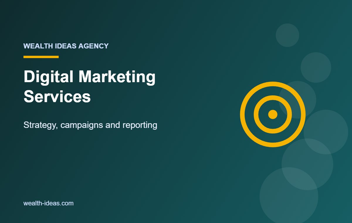 Digital Marketing Services – Strategy, campaigns and reporting
