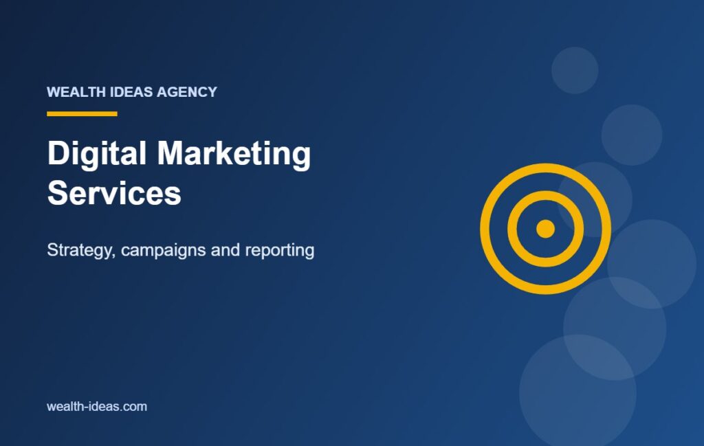 Digital Marketing Services – Strategy, campaigns and reporting