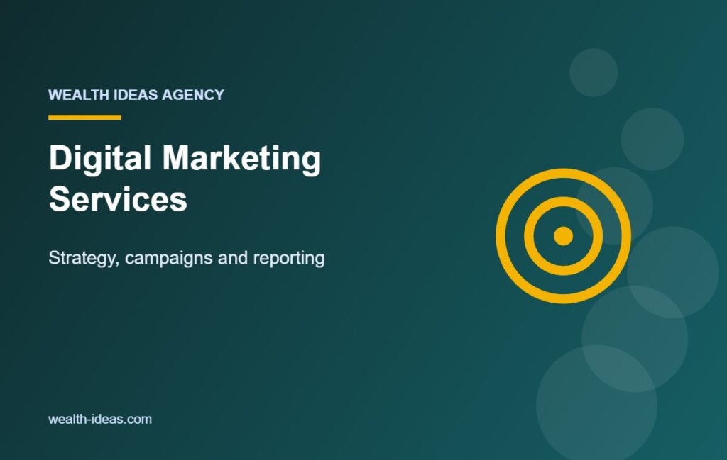 Digital Marketing Services – Strategy, campaigns and reporting