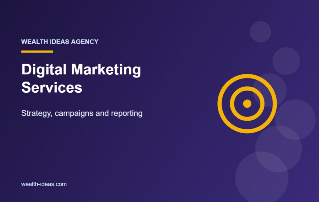 Digital Marketing Services – Strategy, campaigns and reporting