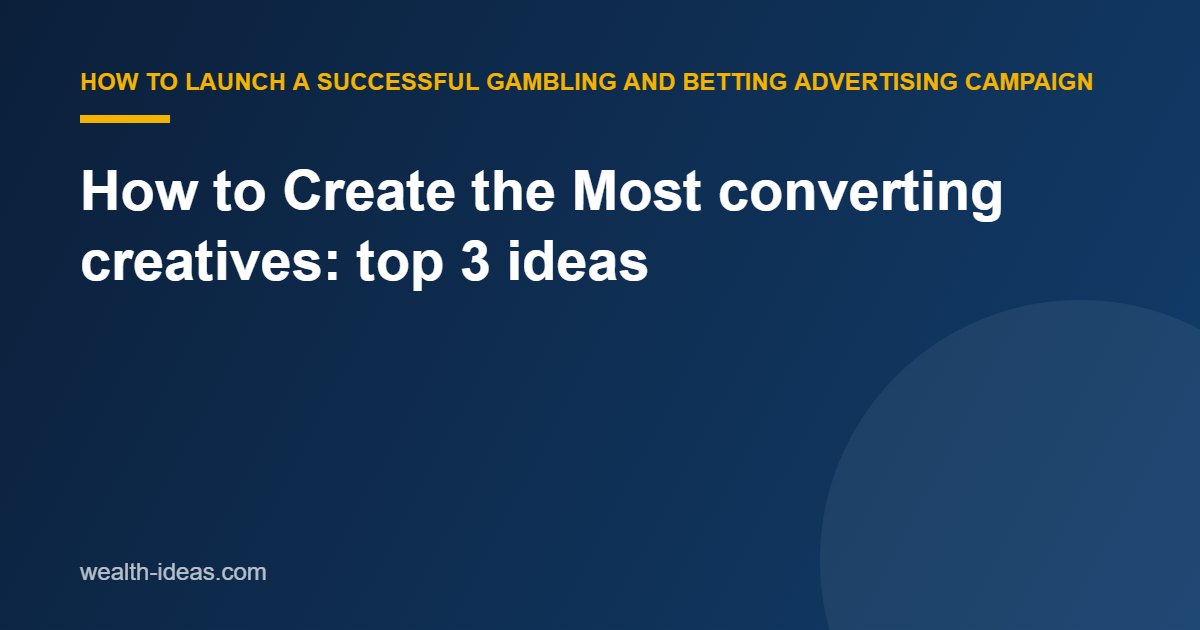 How to Create the Most converting creatives: top 3 ideas (example 3)