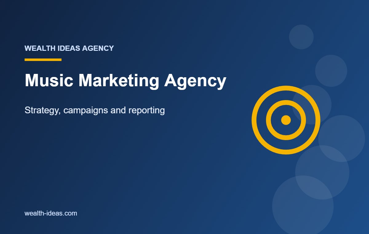 Music Marketing Agency – Strategy, campaigns and reporting