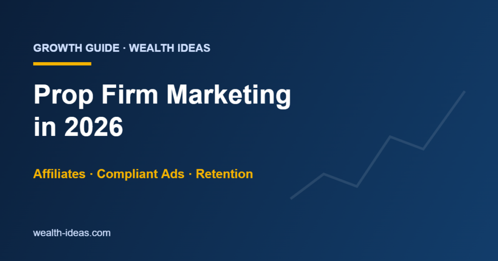 Prop Firm Marketing in 2026: How to Get More Funded Traders