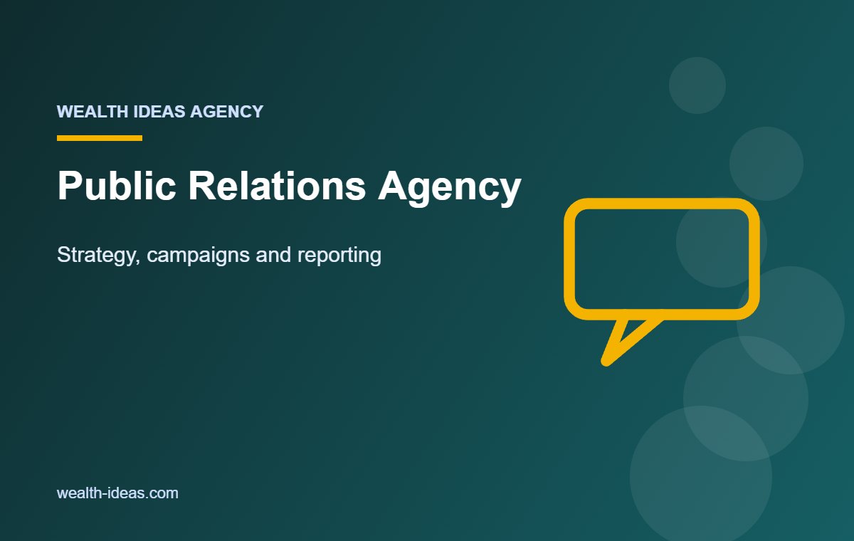 Public Relations Agency – Strategy, campaigns and reporting