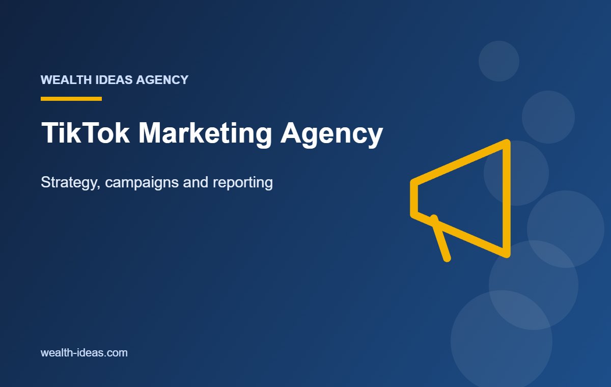 TikTok Marketing Agency – Strategy, campaigns and reporting