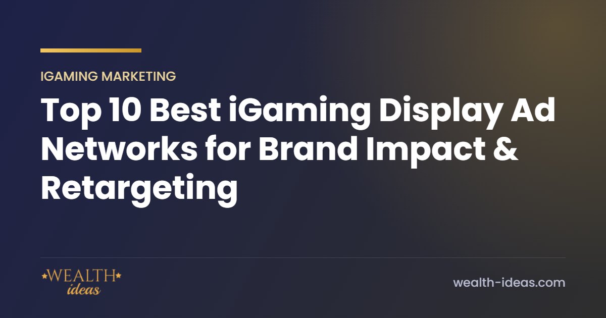 Top 10 Best iGaming Display Ad Networks for Brand Impact & Retargeting Top 10 Best iGaming Display Ad Networks for Brand Impact & Retargeting